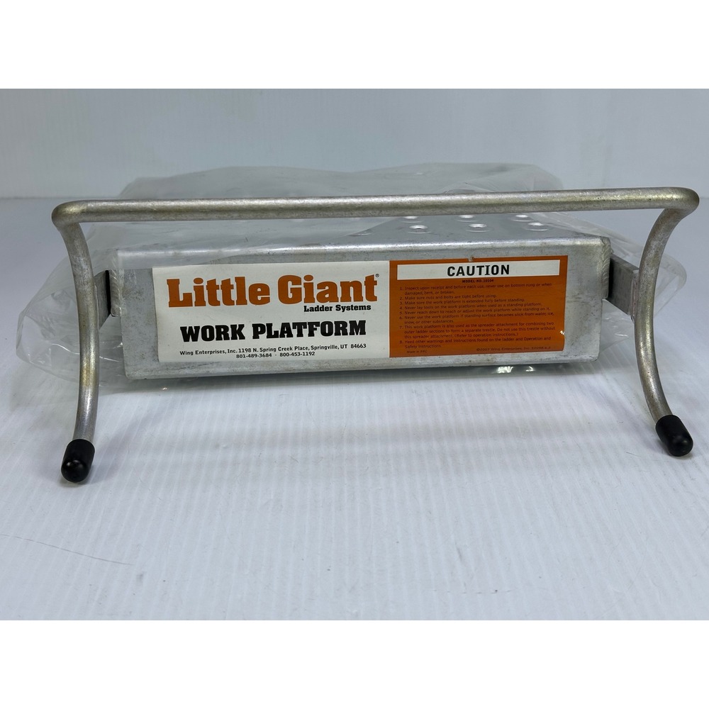 Little Giant Ladder Systems Work Platform Model 10104 Aluminum Accessory